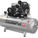 Stūmoklinis kompresorius Gudepol HDT100, 500 litrų, 15 barų, 7,5 kW
