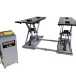 INVENTO SL S35 3,5 T 230V Žirklinis išviršinis keltuvas su automatiniu fiksavimu