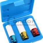 Smūginės galvutės 1/2" ratams su apsauga Cr-mo 3 vnt. Condor