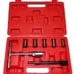 Universalus purkštukų lizdų frezų rinkinys skirtas „Common Rail“ sistemoms KBGlobal