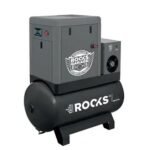 Sraigtinis kompresorius su oro sausintuvu – 500 l / 920 l/min / 7.5KW / 10 bar ROOKS