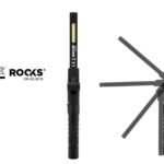 Sulankstomas dirbtuvių žibintuvėlis ROOKS – itin lengvas ir plonas 100Lm 3in1