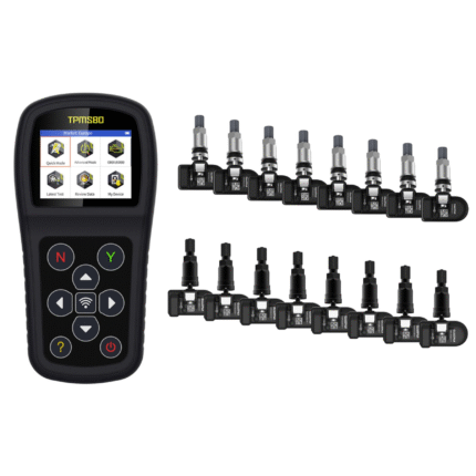 TPMS80 testeris + 16 INVENTO padangų slėgio daviklių