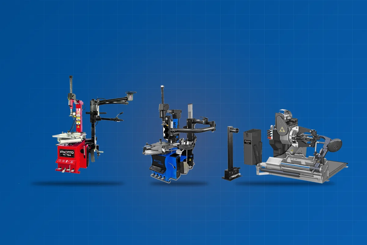 Automatinės ratų montavimo staklės padangų servise
